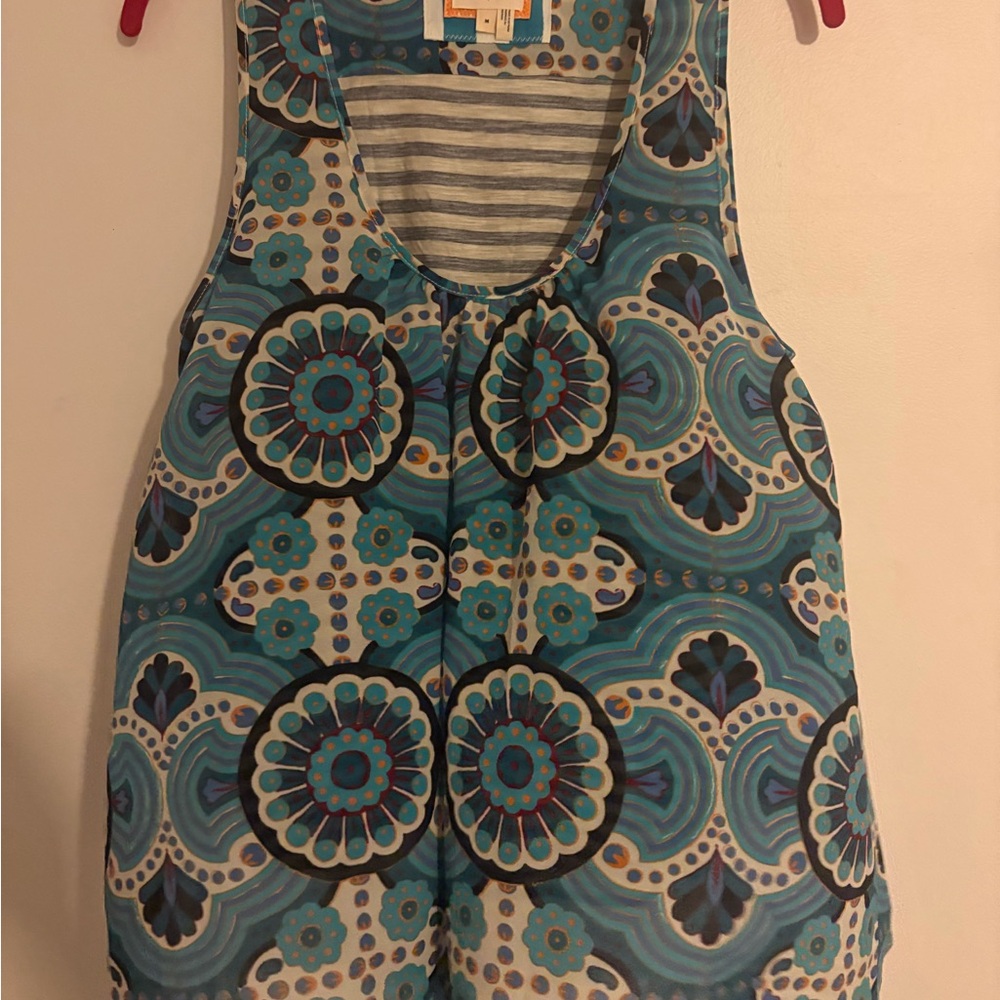 Meadow Rue Vibrant Patterned Top